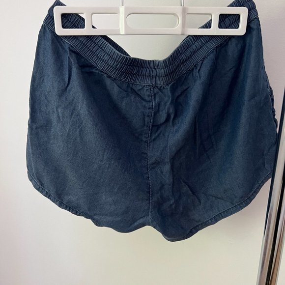 Aerie Blue Summer Shorts (Small) - Picture 3 of 4